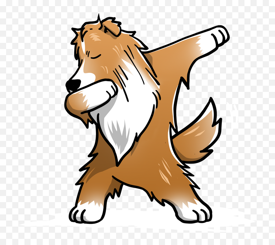 Funny Dabbing Shetland Sheepdog Dog Dab - Animal Figure Emoji,Irish Dance Emoji