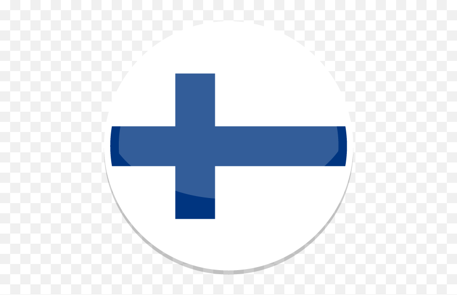 Finland Icon - Round Finland Flag Png Emoji,Finland Flag Emoji