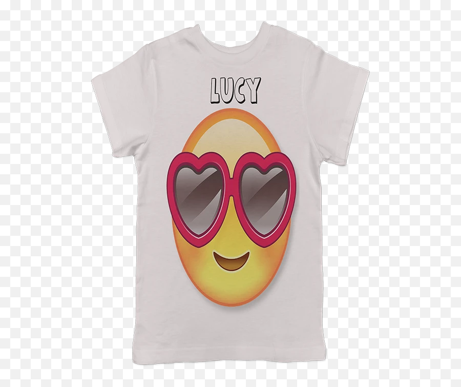 Love Hearts Emoji T Shirt - Smiley,Emoji Shirts