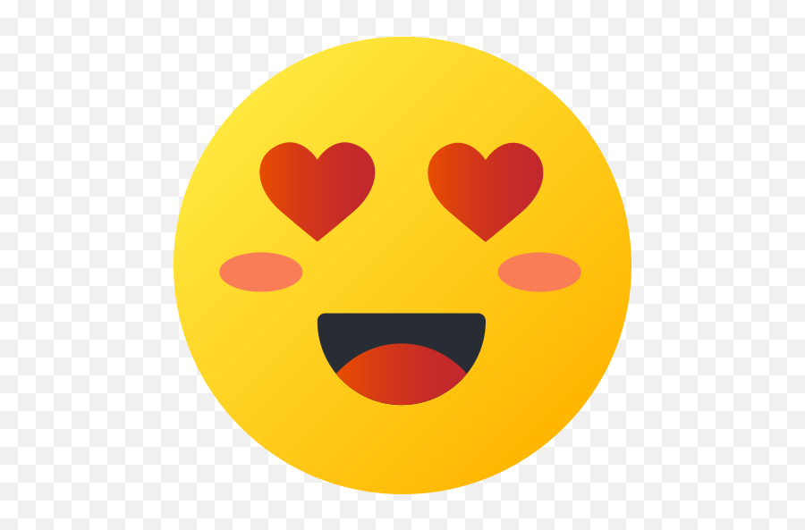 In Love - Smiley Emoji,In Love Emoticon