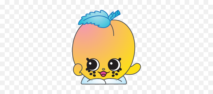 Yellow - April Apricot Shopkin Emoji,Apricot Emoji