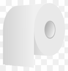 Hygiene Paper Roll Tissue Toilet - Vector Emoji