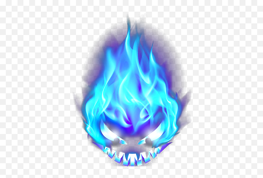 Download Hd Blue Flame Png Image With - Transparent Animated Blue Fire Emoji,Blue Flame Emoji