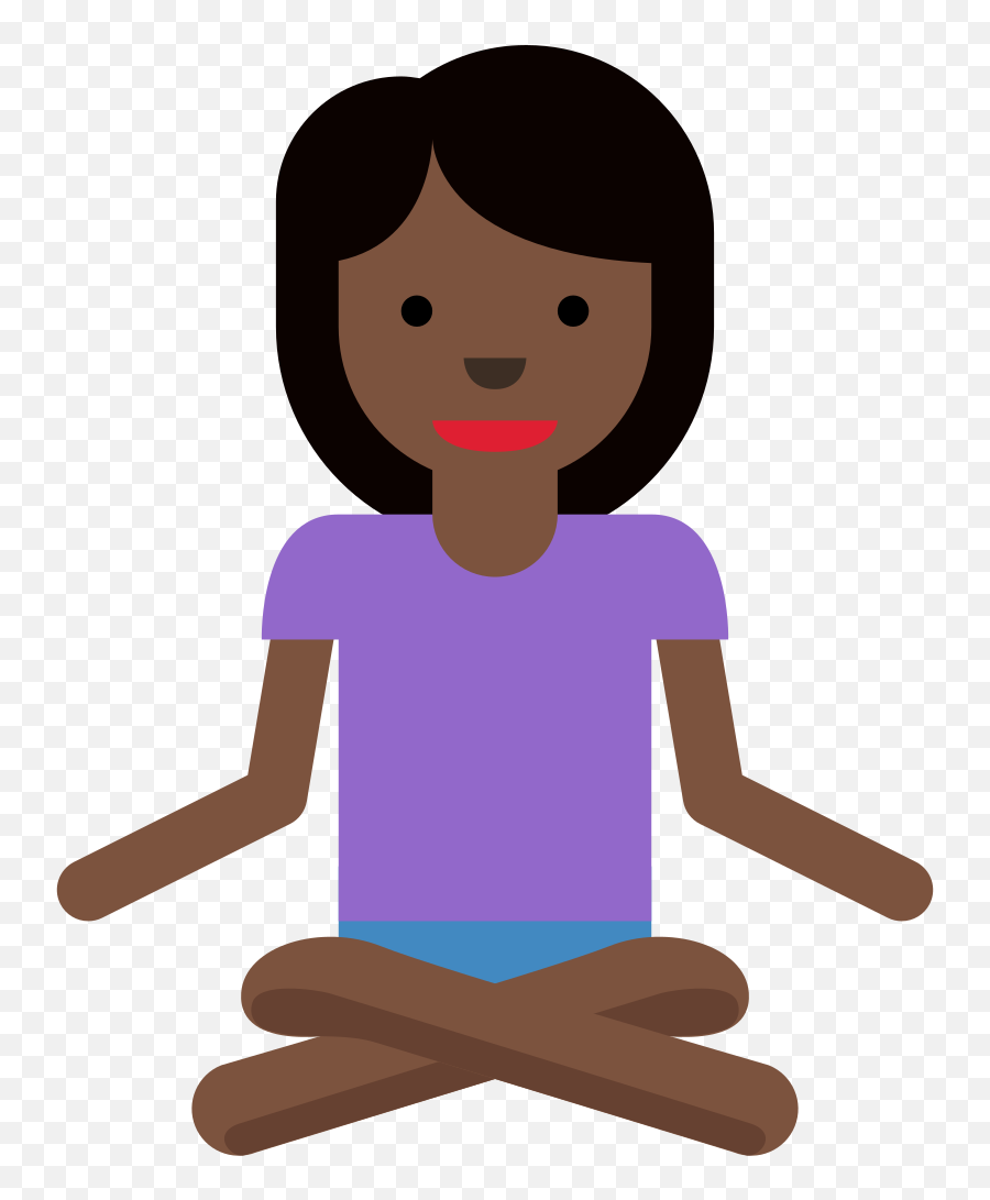 Twemoji2 1f9d8 - Lotus Position Emoji,Meditation Emoji