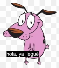 Courage The Cowardly Dog Stickers For - Emoji