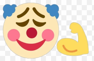 Emoji Mashup 2 Stickers For Whatsapp - Twitter Clown Emoji,Horseshoe Emoticon