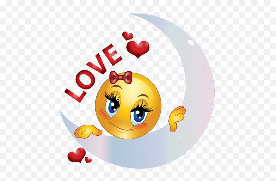 Love Heart Emoji Clipart - Love You Animated Emoji,Love You Emoji