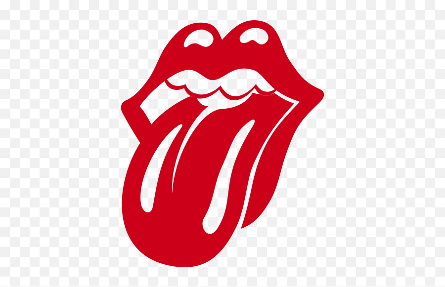 Pegatina Lengua Rolling Stones 1 Color - Rolling Stones Tongue Emoji,Rolling Stones Emoji