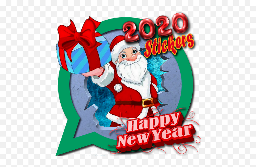 Stickers Happy New Year 2020 For Whatsapp - Happy New Year 2020 Stickers Whatsapp Emoji,New Years Emojis