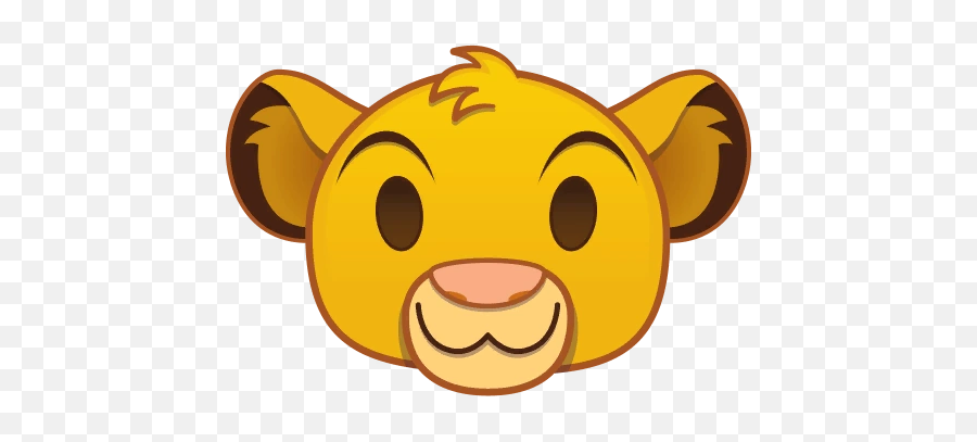 Simba - Disney Emoji Lion King,Lion Emoji