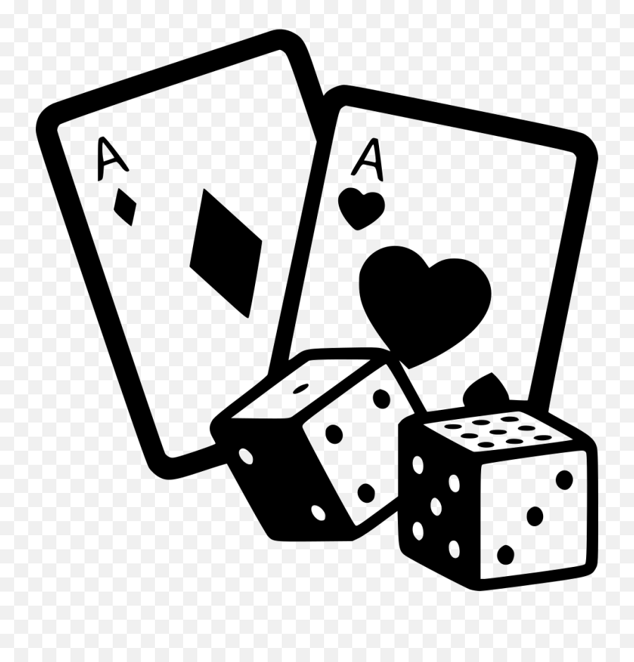 Gambling Dice Clipart - Cards And Dice Clip Art Emoji,Gambling Emoji