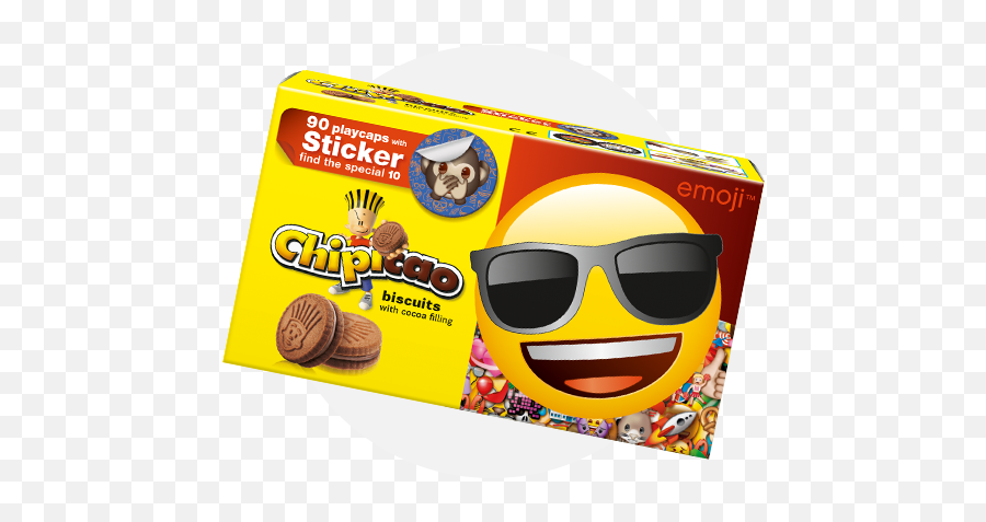 Biscuit 50g 01 - Chipicao Emoji,Biscuit Emoji