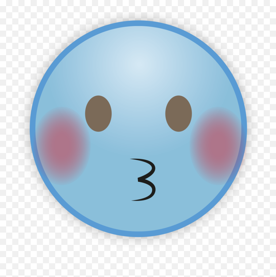 Sky Blue Emoji Png Free Download - Circle,Emoji Soap