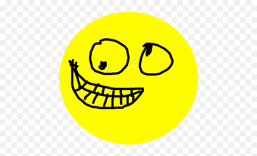 Emoji Roll 1 - Yellow Smiley Face On Black,Roll Emoji