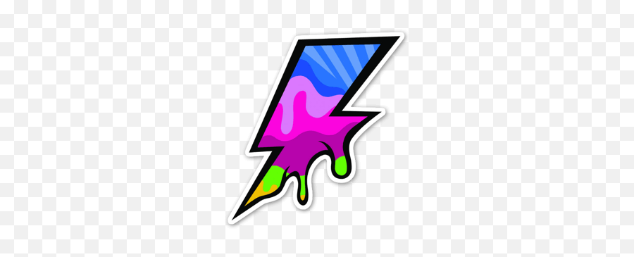 Dripping Drips Lightning Bolt Freetoedit - Pop Sticker Png Emoji,Emoji Lightning Bolt