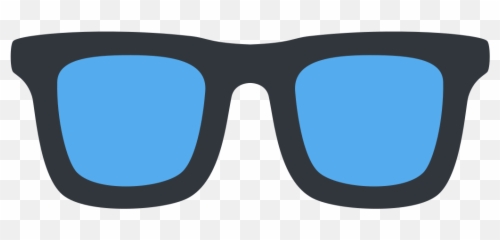 Twemoji12 1f453 - Glasses Emoji Twitter,Sunglasses Emoji