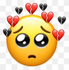 heartbreak brokesad freetoedit - Broken Heart Hurt Emoji