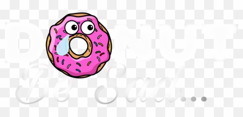 dontbesad art sticker funny donut - Circle Emoji