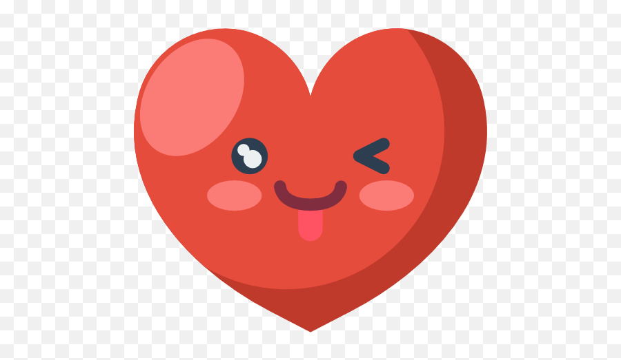 Heart - Free Smileys Icons Heart With Smile Clipart Emoji,Winking Heart Emoji