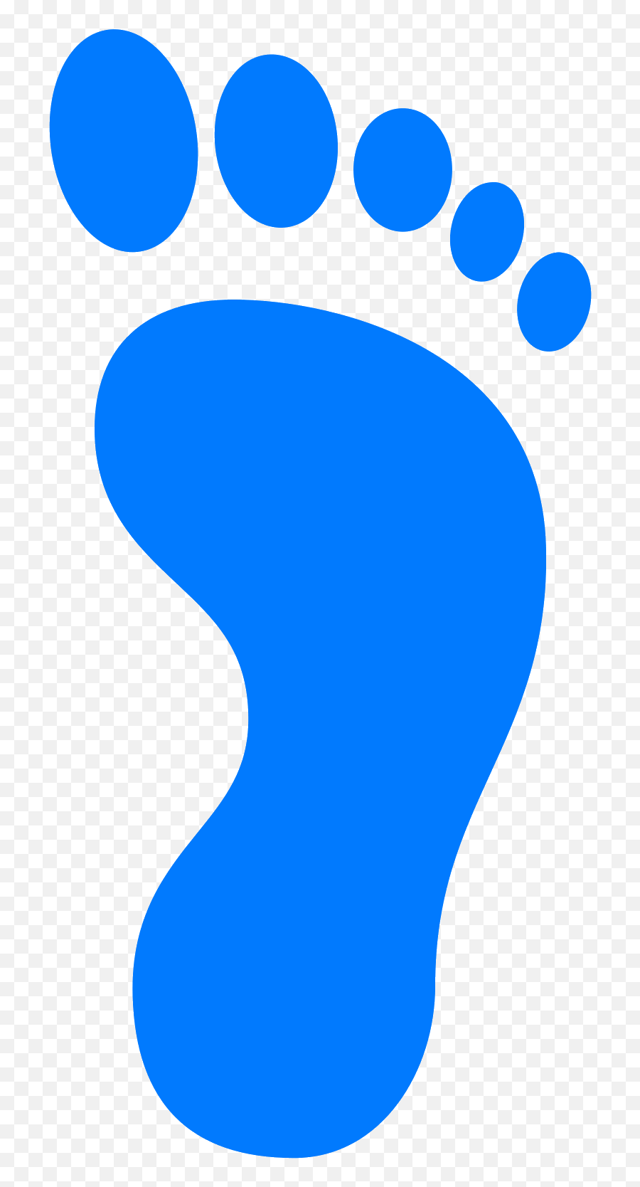 Blue Footprints Png U0026 Free Blue Footprintspng Transparent - Blue Footprint Clipart Emoji,Footprint Emoji