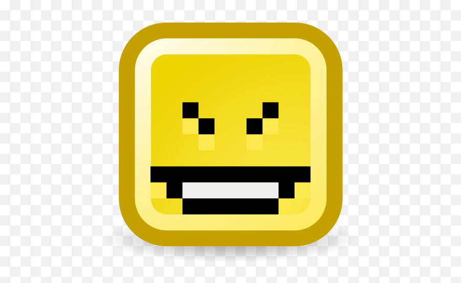 Bezczelny Smiley Wektor Ikona - Cocktail Glass Pixelated Emoji,King Emoji