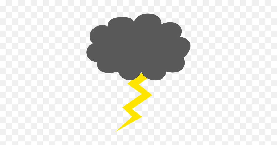 Transparent Background Lightning Bolt - Cloud With Lightning Bolt Emoji,Lighting Bolt Emoji