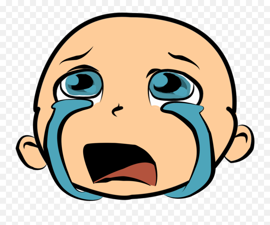 Free Cry Png Download Free Clip Art - Sad Baby Face Cartoon Emoji,Cry Baby Emoji