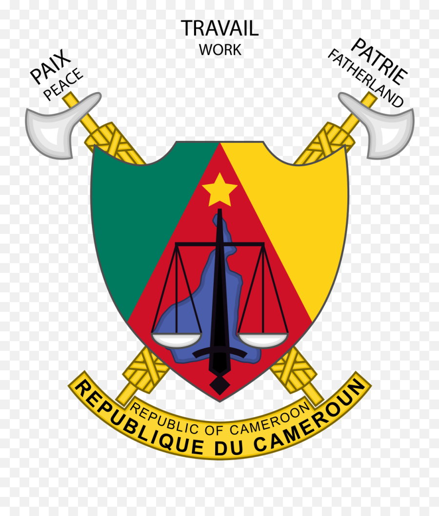 Coat Of Arms Of Cameroon - Cameroon Coat Of Arms Emoji,Ace Flag Emoji