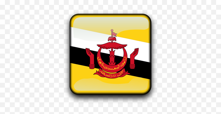 Brunei Flag Vector Button - Brunei Flag Png Transparent Emoji,Bosnian Flag Emoji