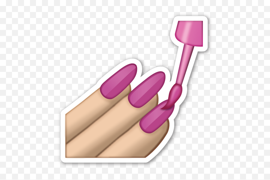 What Those Smileys Really Mean - Painting Nails Emoji Png,Thirsty Emoji