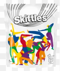 Rainbow With Limited Edition Skittles - Pride 2019 Emoji