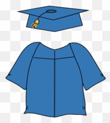 Graduate Clipart Robe - Graduation Cap And Gown Emoji