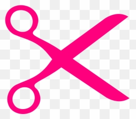 Scissors Cartoon - Scissors Pink Clip Art Emoji,Scissors Emoticon