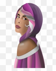 Woman Vector Illustration Drawing Face - Cartoon Emoji
