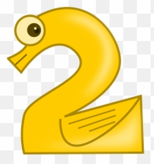 Counting Math Numbers Numerals Two - 2 Clip Art Emoji
