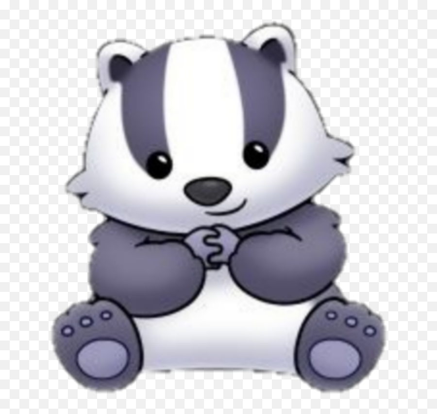 Freetoedit Picsart Badger - Honey Badger Cartoon Cute Emoji,Badger Emoji