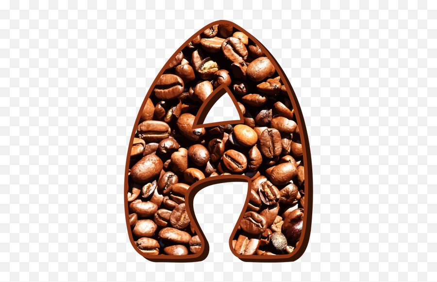 A - Coffee Beans Clipart Letters Emoji,Classic Emoticons