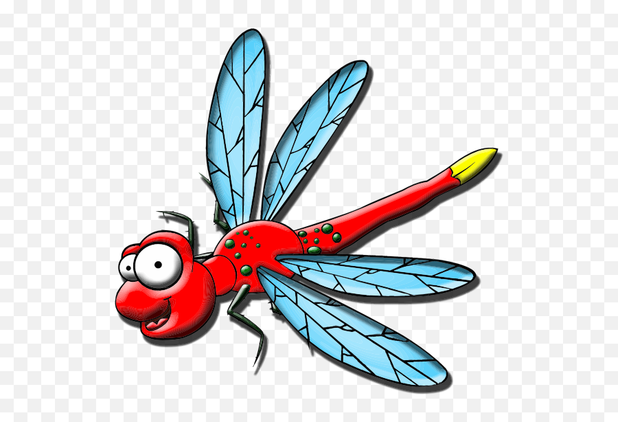 Cartoon Dragonfly - Dragonfly Cartoon Emoji,Emoji Plane And Letter