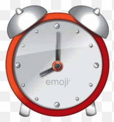 Emoji - Alarmclock Is Ringing Gif,Clock Emoji