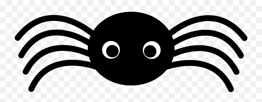 Spiderman Clipart Black And White Free - Cute Spider Clip Art Emoji,Spiderman Emoticon