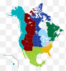 Nacurh North American Regions - Languages Of Canada Map Emoji,North America Emoji