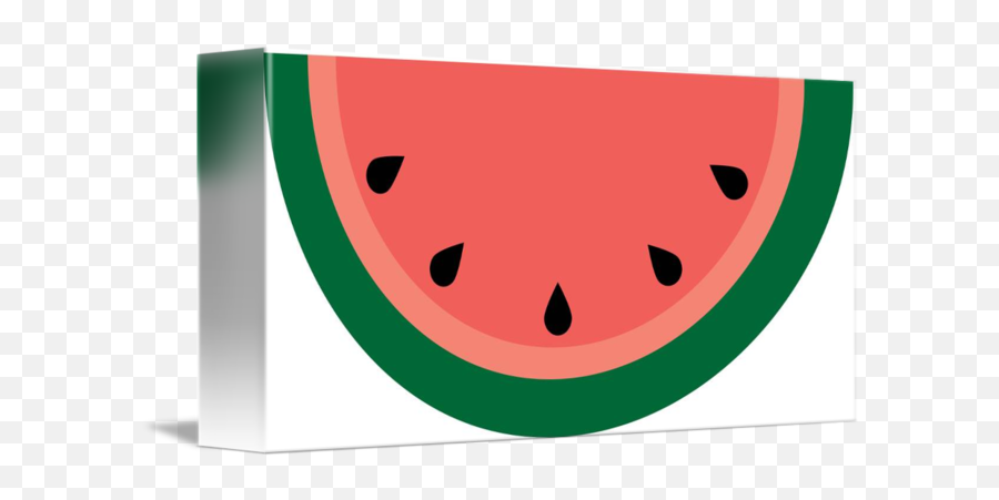 Pink Green Watermelon Slice With Seeds - Watermelon Emoji,Watermelon Emoticon