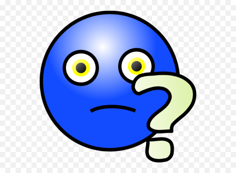 Collection Of Questioning High Quality - Question Face Transparent Emoji,Emoticons Secretos