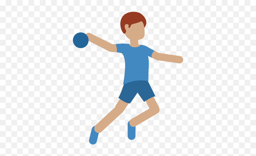 Man Playing Handball Emoji - Handball Png,Water Polo Emoji