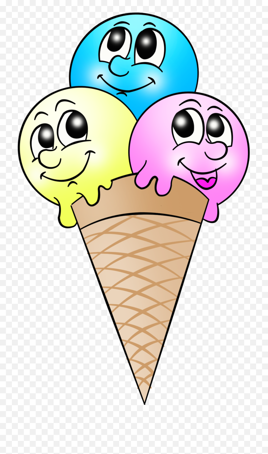 Icecream Clipart Face Icecream Face Transparent Free For - Ice Cream Happy Face Clipart Emoji,Emoji Ice Cream