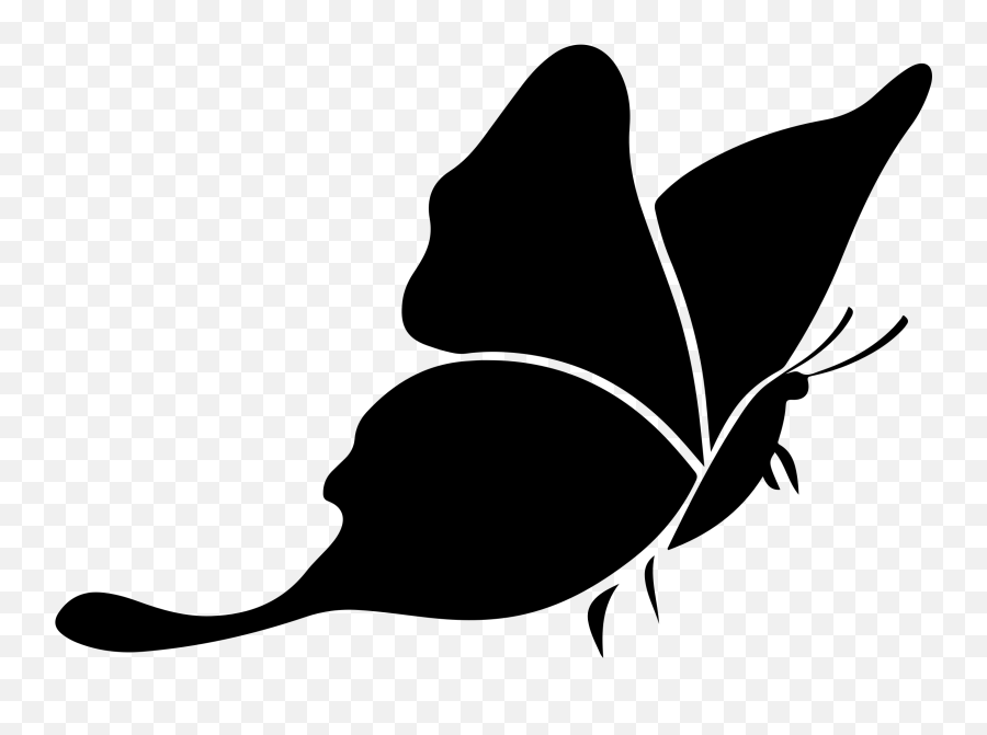 Moth Clipart Svg Moth Svg Transparent Free For Download - Clipart Butterfly Silhouette Emoji,Moth Emoji
