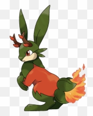 Pokemon Fire Grass Type Clipart - Pokemon Fire Grass Emoji,Snek Emoji