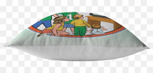 Quiet The Birds Are On Retro Pillow - Airplane Emoji