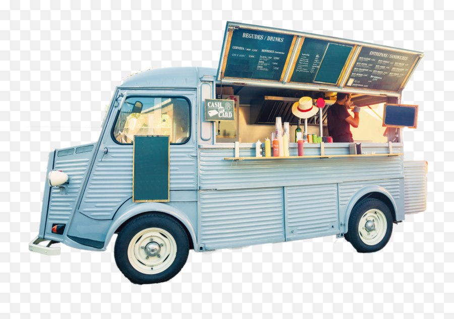 Food Truck Street Food Take - Food Trucks In Side Emoji,Food Truck Emoji