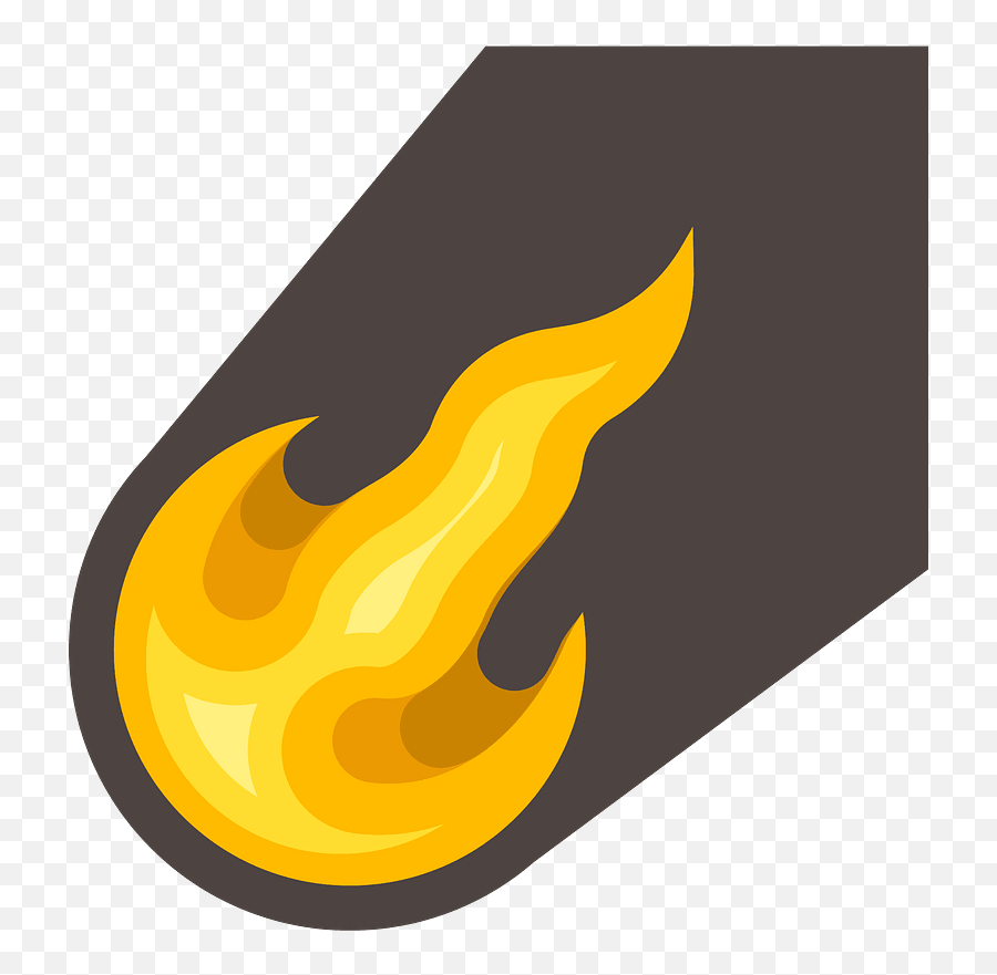 Comet Clipart Free Download Transparent Png Creazilla - Graphic Design Emoji,Falling Star Emoji